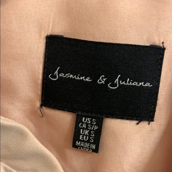 Blush Pink Bomber Jacket size S - Picture 3 of 3